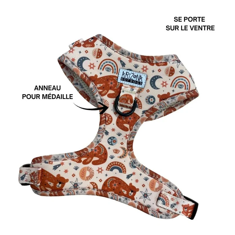 Harnais en H pour chien Luna Bear 🐻 Douceur & confort