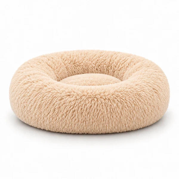 Coussin pour chat en fourrure douce chaude à poils longs - Thermora™