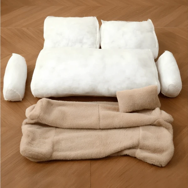 Panier canapé pour chat design peluche douce confortable - SofaSeat™