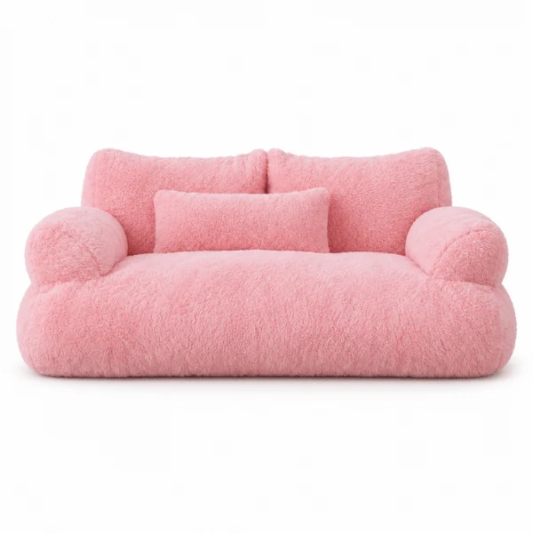 Panier canapé pour chat design peluche douce confortable - SofaSeat™