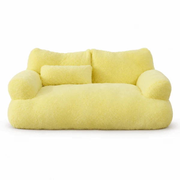 Panier canapé pour chat design peluche douce confortable - SofaSeat™