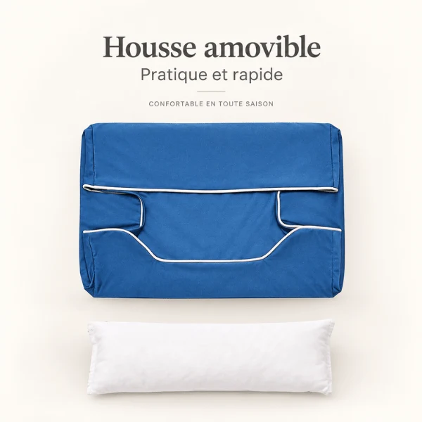 Panier chat en nylon imperméable et coussin réversible - OrsenProtect™