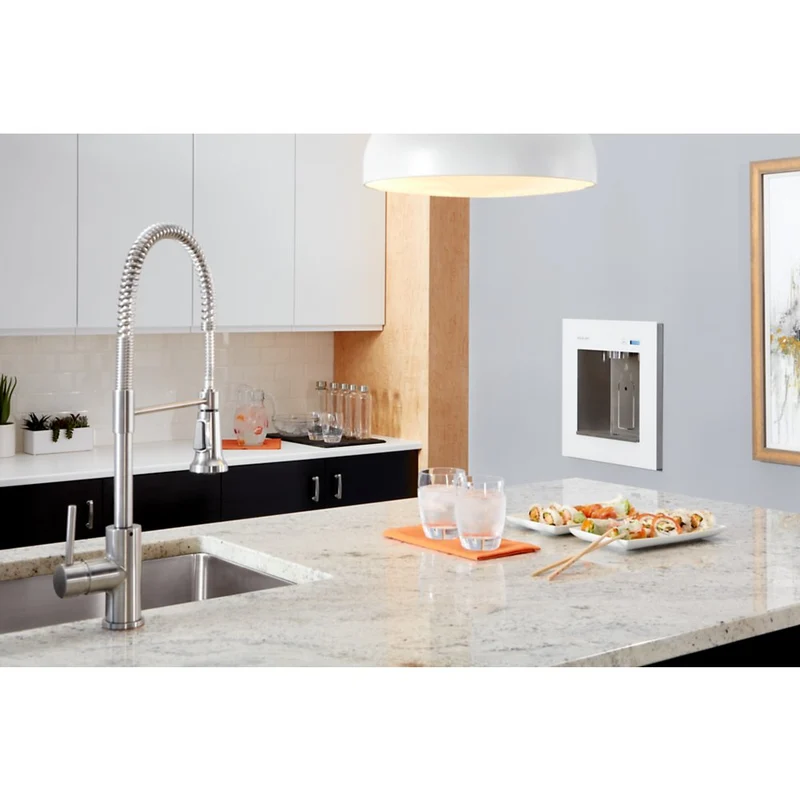 Robinet d'eau glacée mural Elkay LBWD2C00 - Robinet d'eau automatique pour bouteille d'eau - Robinet d'eau potable sans contact
