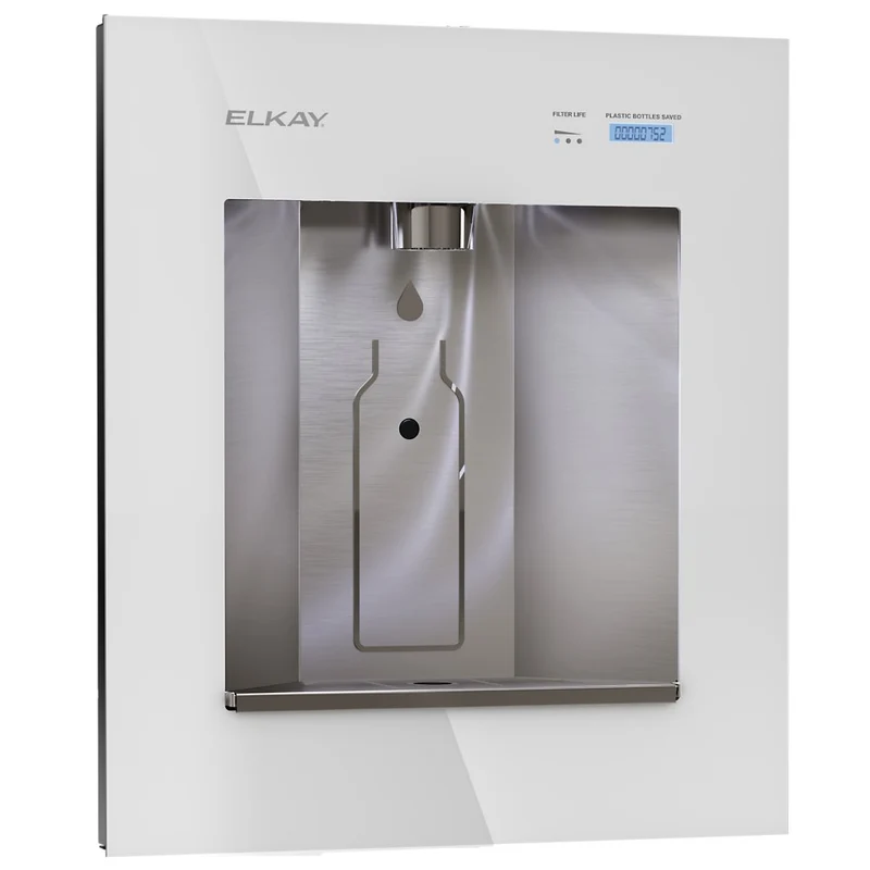 Robinet d'eau glacée mural Elkay LBWD2C00 - Robinet d'eau automatique pour bouteille d'eau - Robinet d'eau potable sans contact