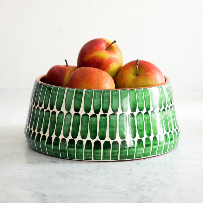 Grand bol « Dash » vert, Ø 23 cm - Livraison prévue mi-octobre