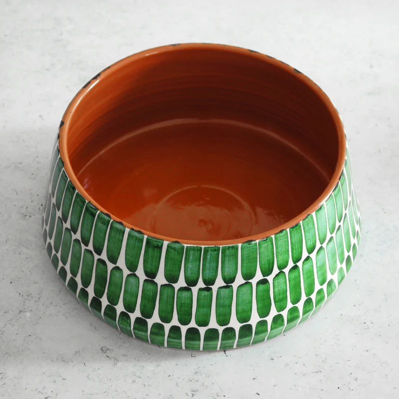 Grand bol « Dash » vert, Ø 23 cm - Livraison prévue mi-octobre