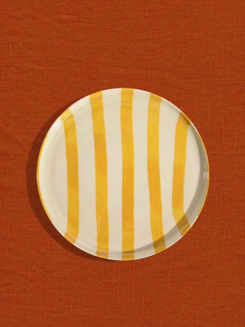 Petite assiette | Jaune Linhas