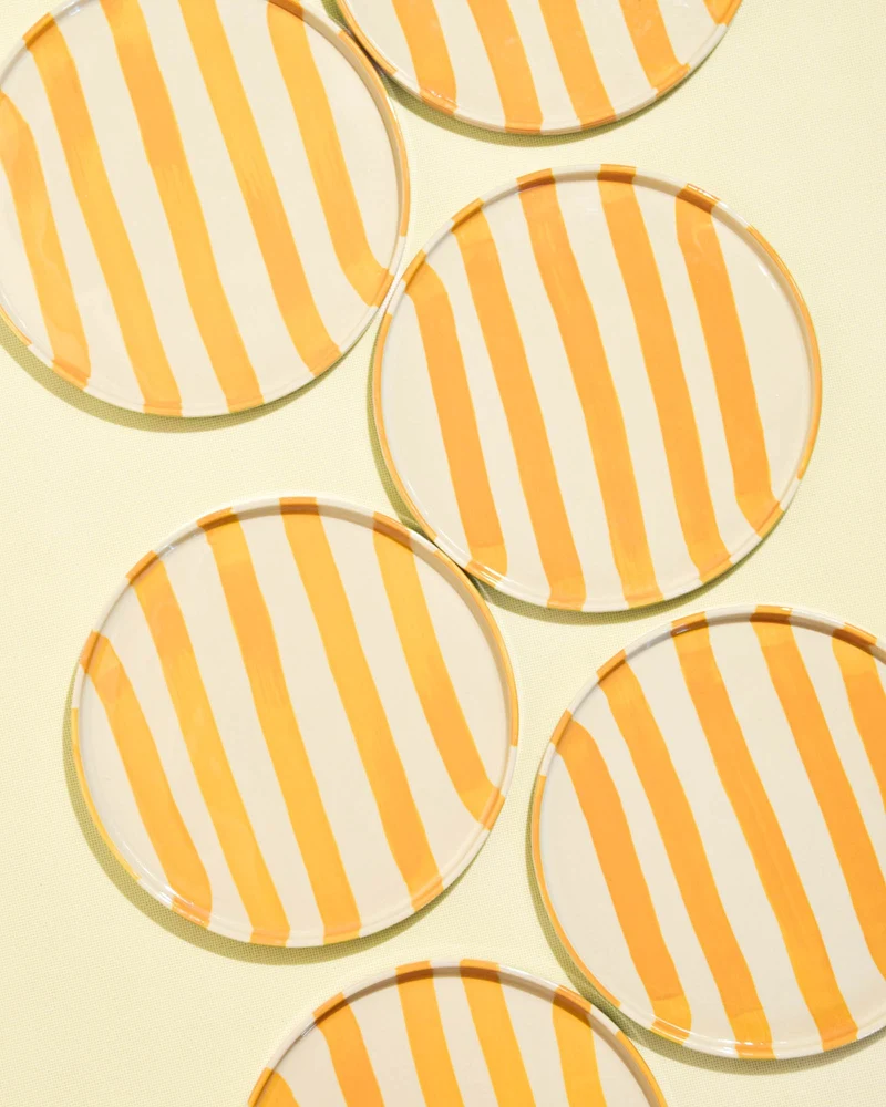 Petite assiette | Jaune Linhas