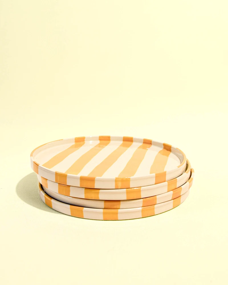Petite assiette | Jaune Linhas
