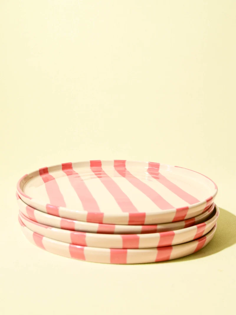 Grande assiette | Rose Linhas