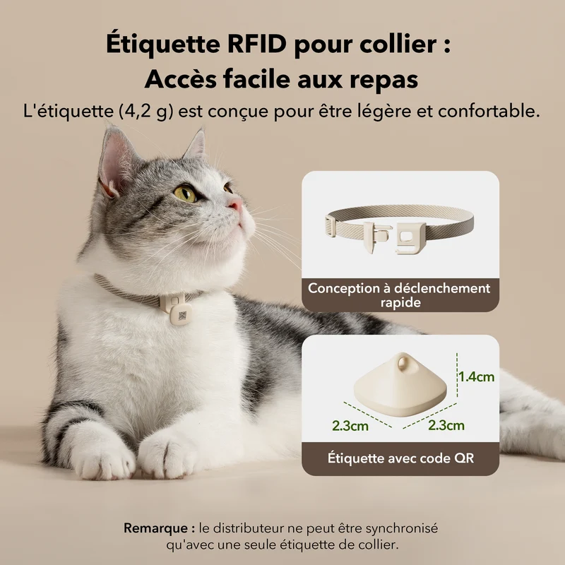 One RFID distributeur pour animaux