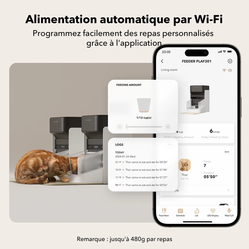 One RFID distributeur pour animaux