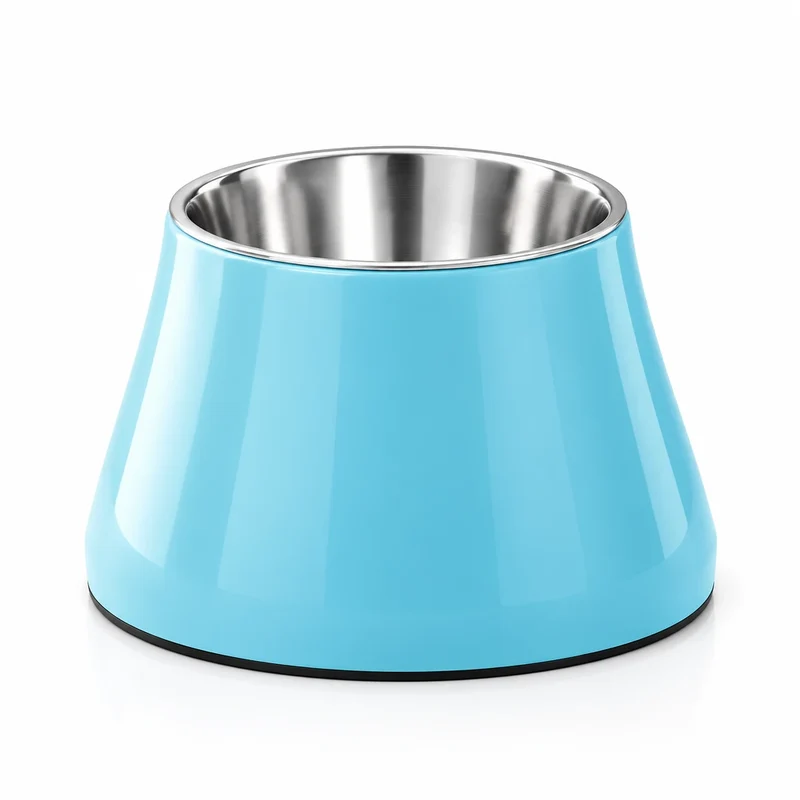 Gamelle inox surélevée pour cocker