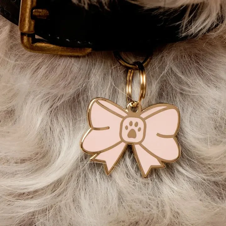 Médaille gravée pour chien personnalisable Ruban 🎀
