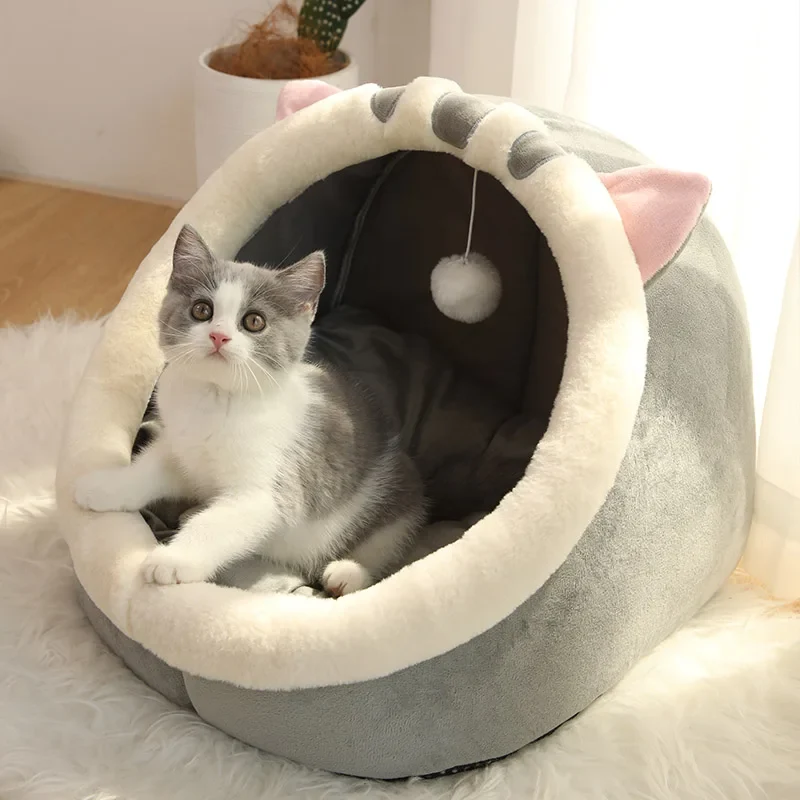 Tente-Lit pour Animaux - Grotte pour Chats et Petits Chiens