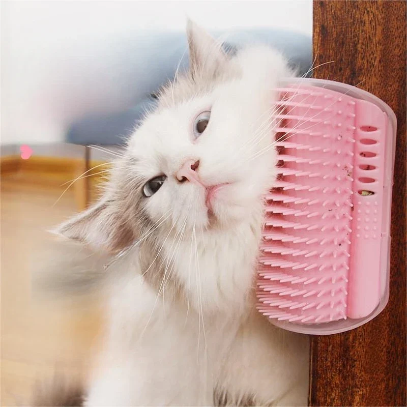 Auto-Toiletteur pour Chats avec Herbe à Chat