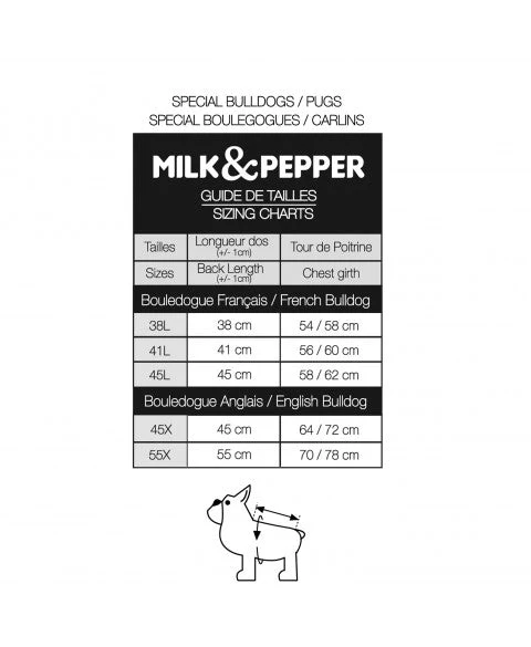 Pull pour chien Montgomery Milk & Pepper 🐾