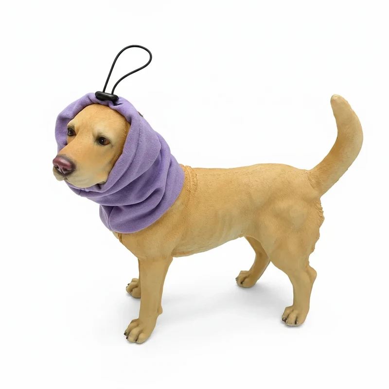 Snood apaisant en tissu doux pour cocker
