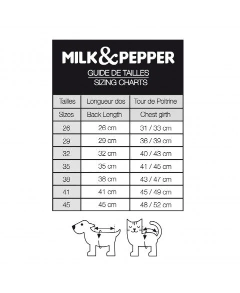 Doudoune harnais pour chien Henry Milk & Pepper ❄️