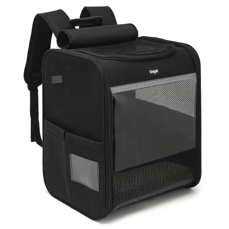 Sac à dos de transport XL pour chat – respirant et pliable, jusqu'à 10 kg