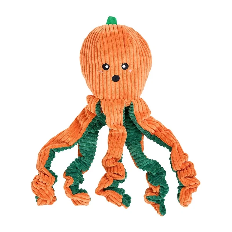 Peluche Halloween pour chien - Octopus Citrouille 🎃🐙 - ZippyPaws