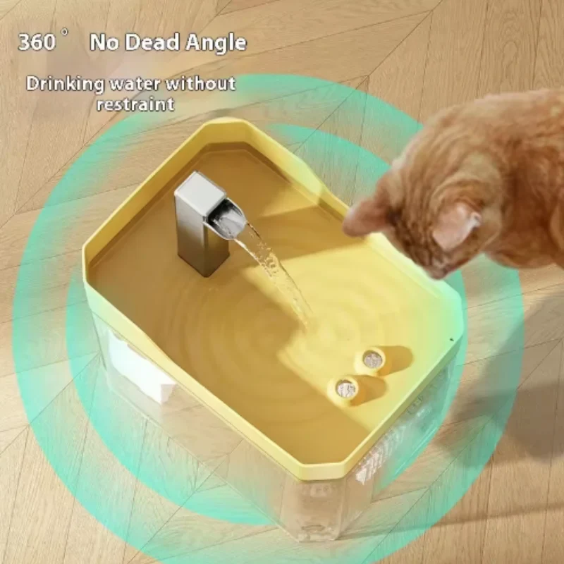 Fontaine d'eau pour chat à gros débit