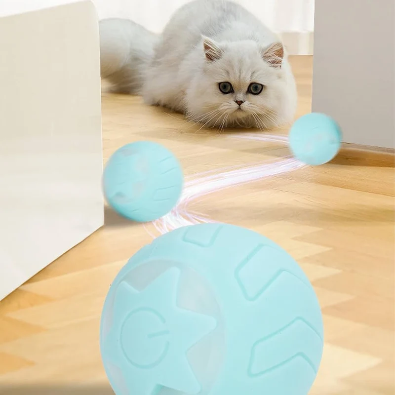 Jouets intelligents à bille roulante pour chat