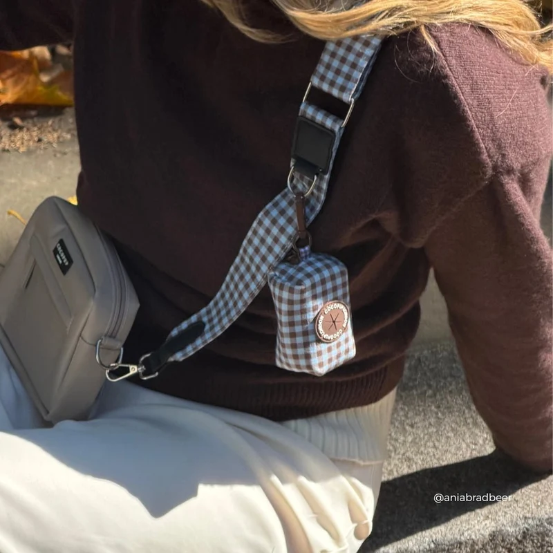 Pochette sacs d'hygiène pour chien Chelsea Check CocoPup London