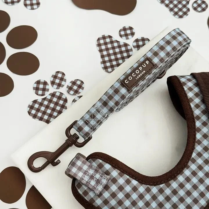 Laisse pour chien à carreaux Chelsea Check CocoPup London