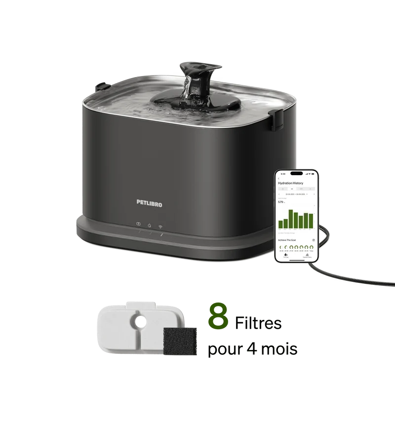 Fontaine à eau intelligente Dockstream 2 - Exclusive