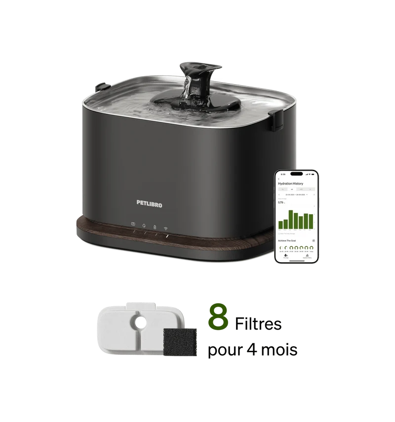 Fontaine à eau intelligente Dockstream 2 - Exclusive