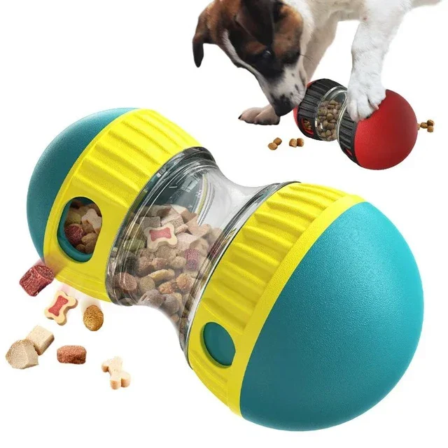 Balle roulante fuite de nourriture pour chien