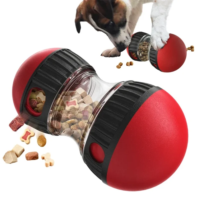Balle roulante fuite de nourriture pour chien