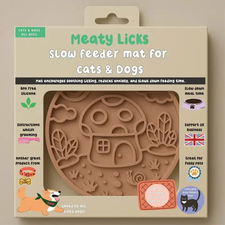 Tapis de léchage champignon pour chien Meaty Licks 🍄