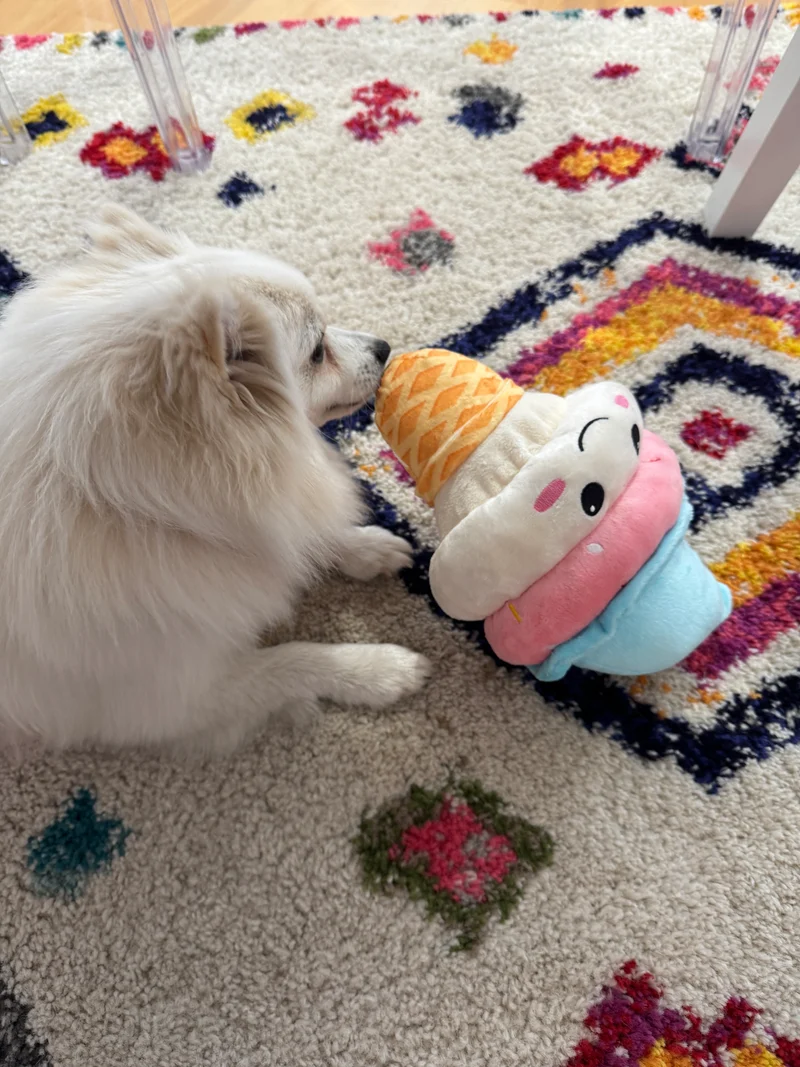 Peluche glace pour chien – 25 cm