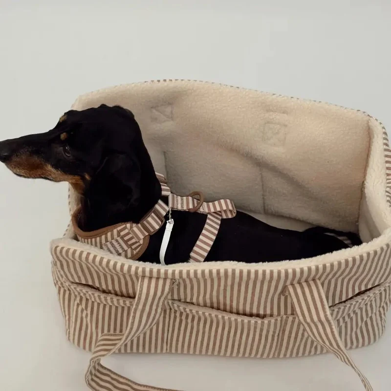Sac de transport pour chien London Linen CocoPup London