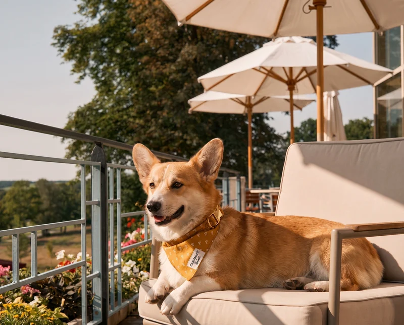 Le duo Club Med x Bandit : Bandana + Laisse