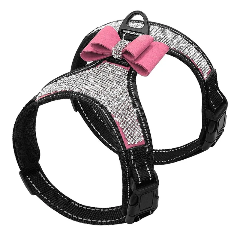 Harnais strass pour petit chien