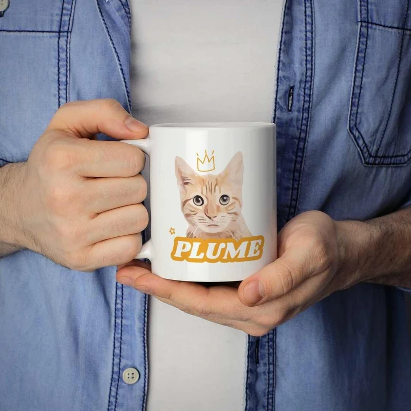 Mug personnalisé animal Royal