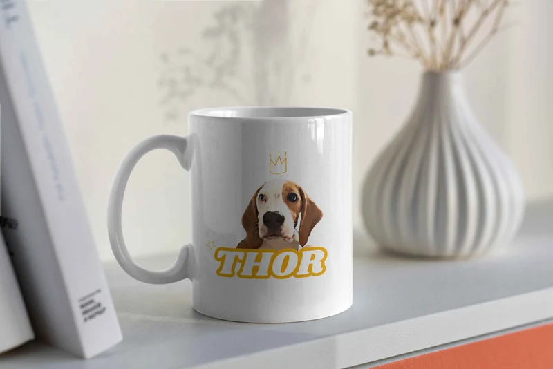 Mug personnalisé animal Royal