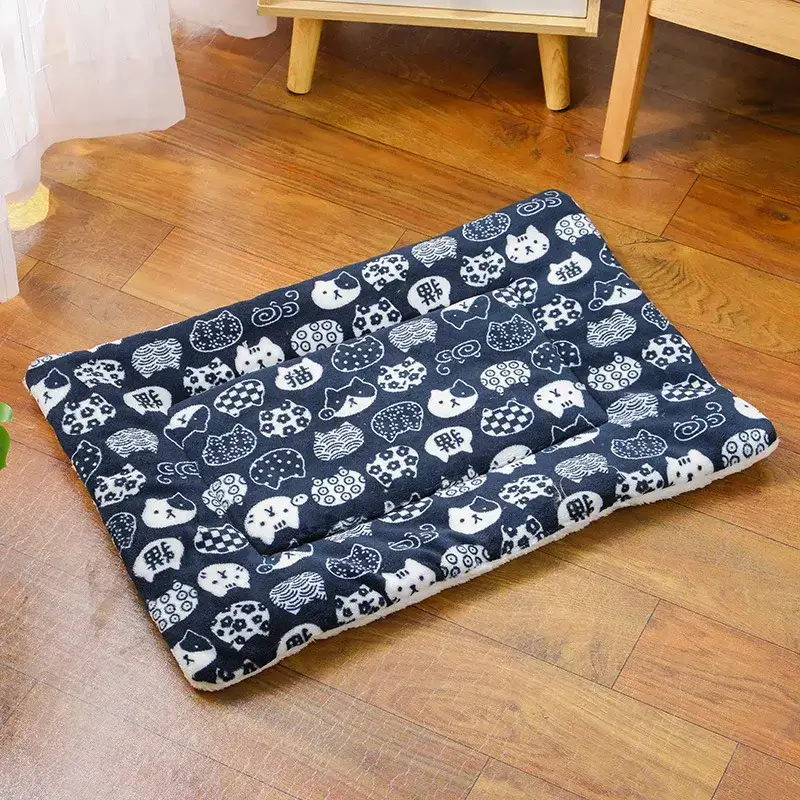 Tapis douillet pour chat – Confort absolu et style mignon