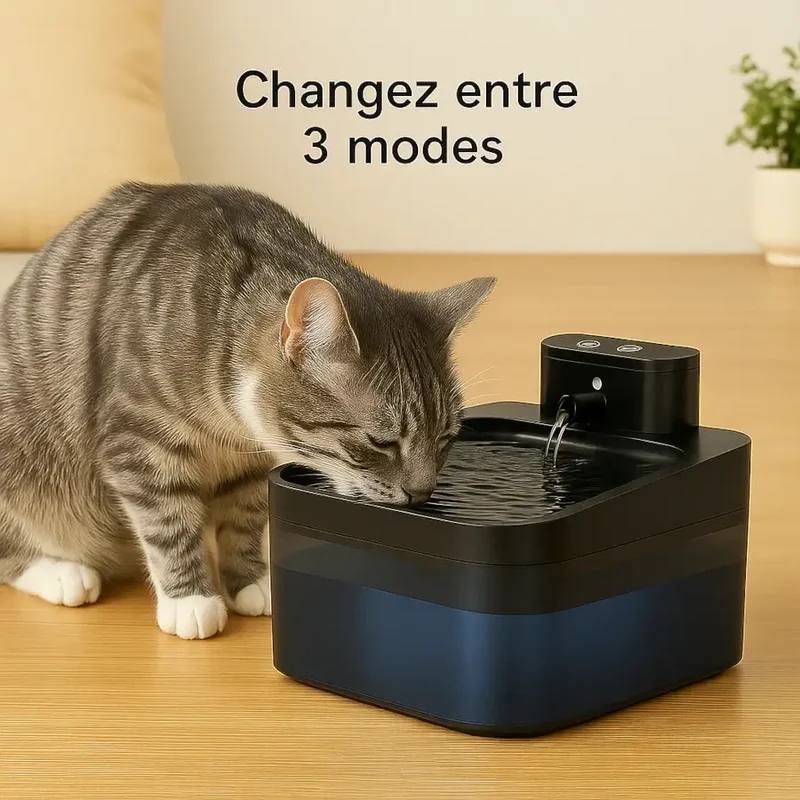 La Fontaine Intelligente AquaZen™ - Sans Fil & Détecteur de Mouvement