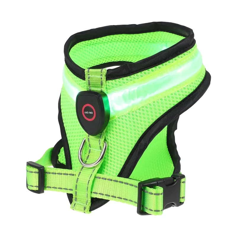 Harnais fluorescent pour petit chien