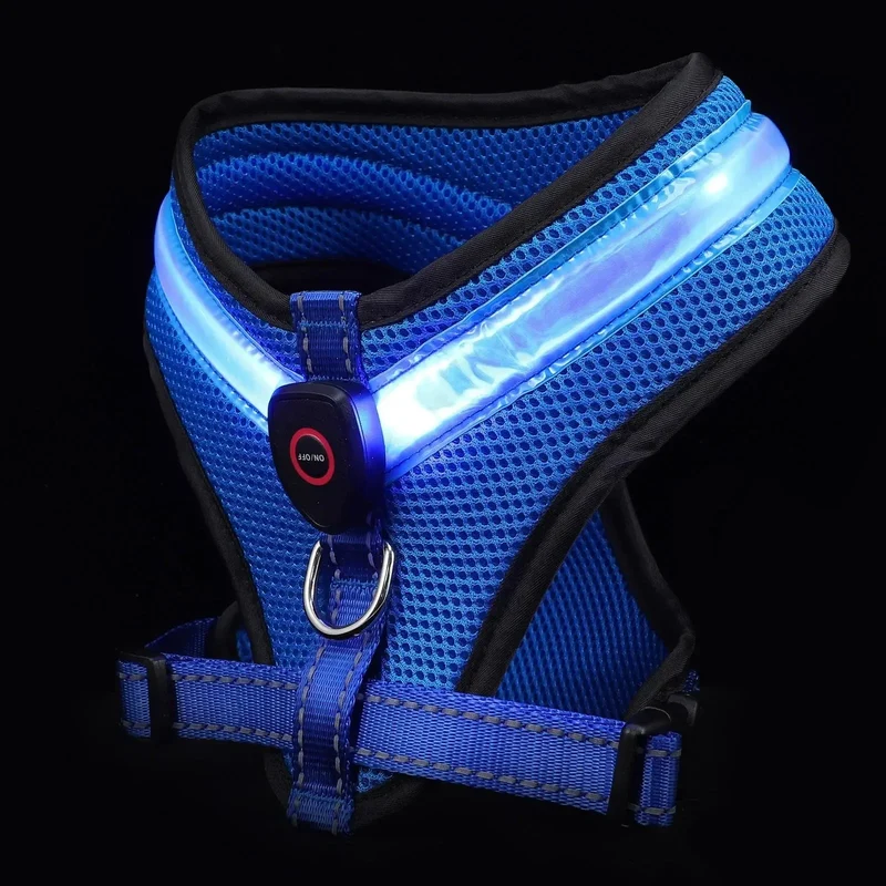 Harnais fluorescent pour petit chien