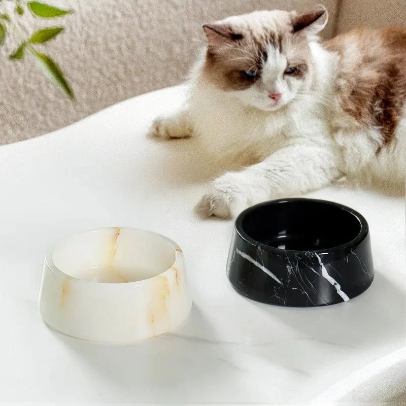 Gamelle en marbre pour chat