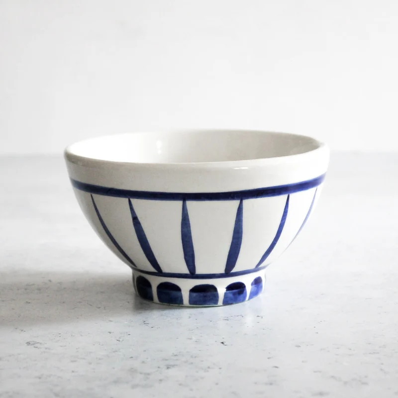 Bol moyen traditionnel en bleu