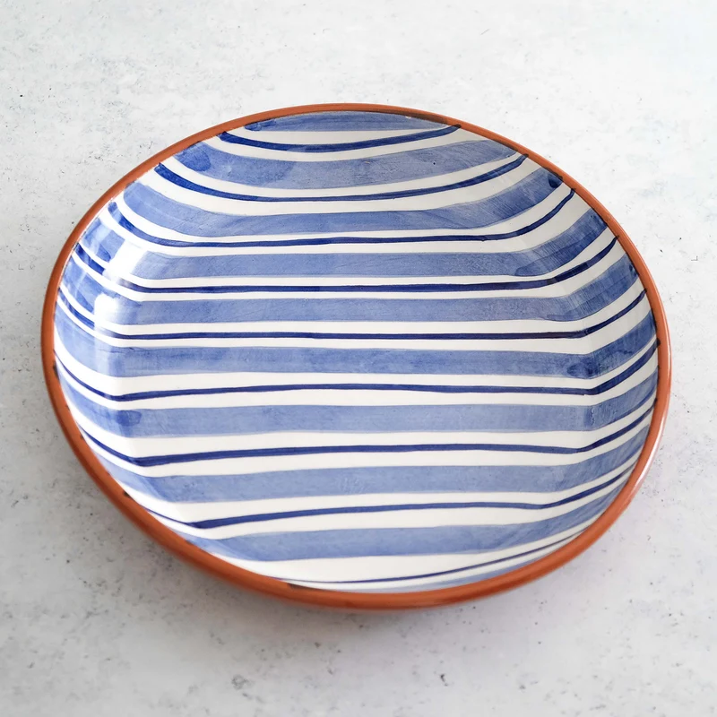 Bol de service Cabana bleu, Ø27cm