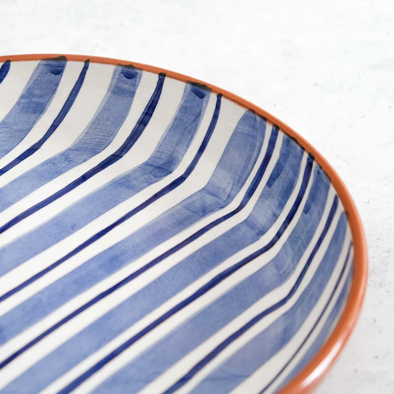 Bol de service Cabana bleu, Ø27cm