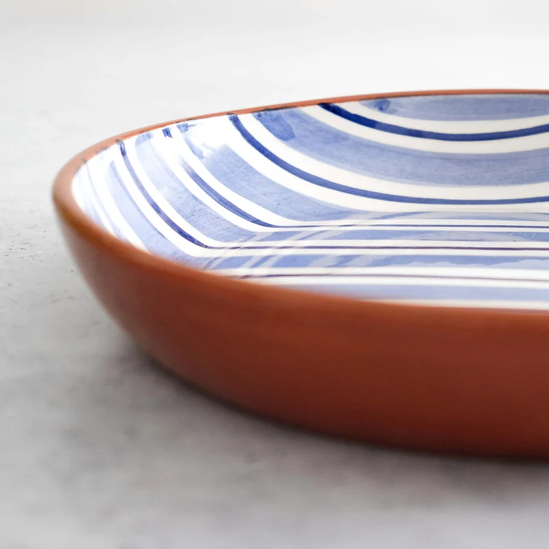 Bol de service Cabana bleu, Ø27cm