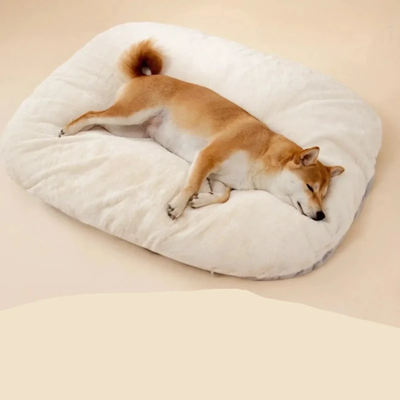 Grand panier moelleux pour chien